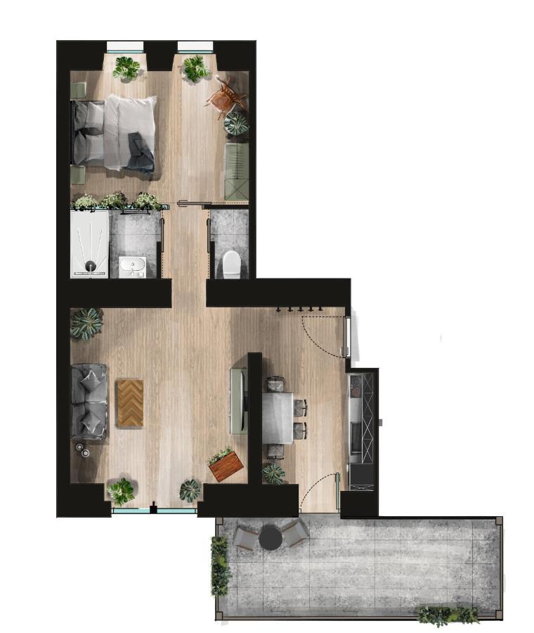 Urban Jungle Apartments Виена Екстериор снимка